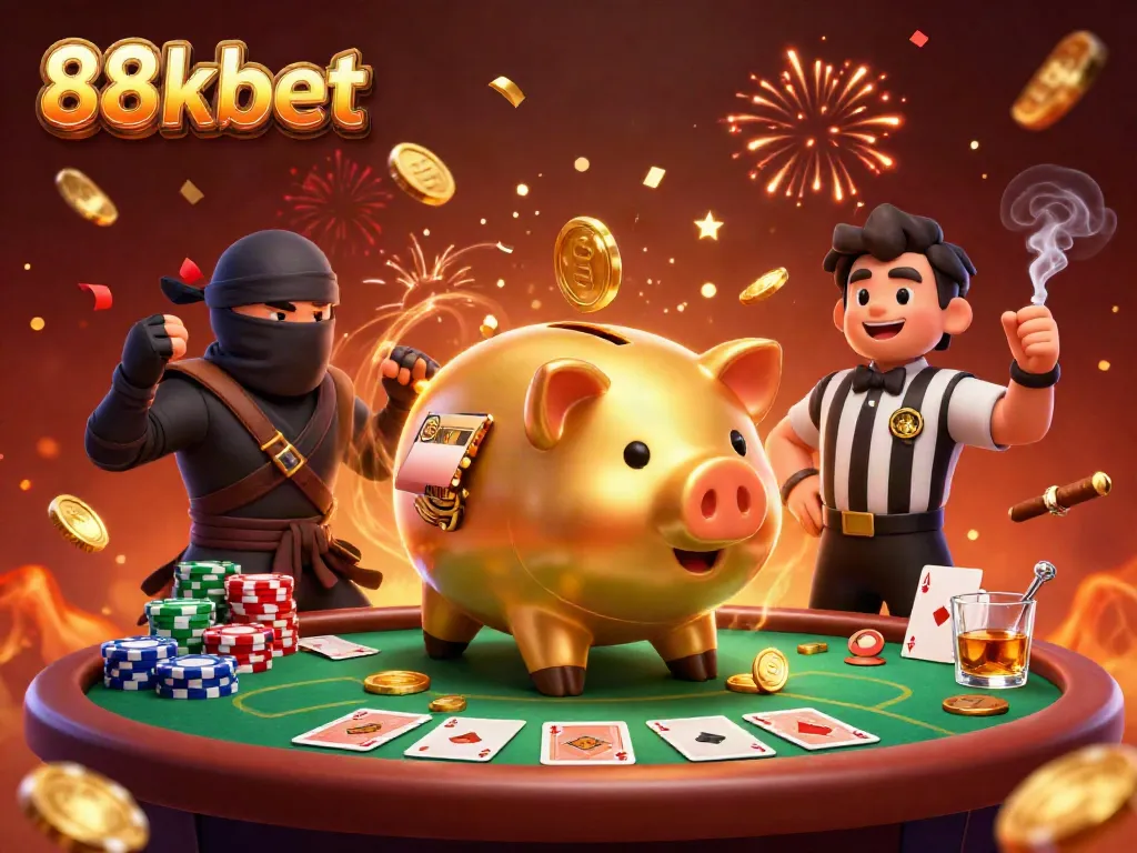 Experience thrilling gaming with 88kbet's vibrant casino atmosphere and exciting characters.