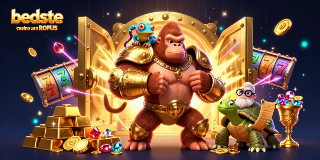 Engage in thrilling gameplay at bedste casino uden ROFUS with vibrant 3D characters and rich treasure.