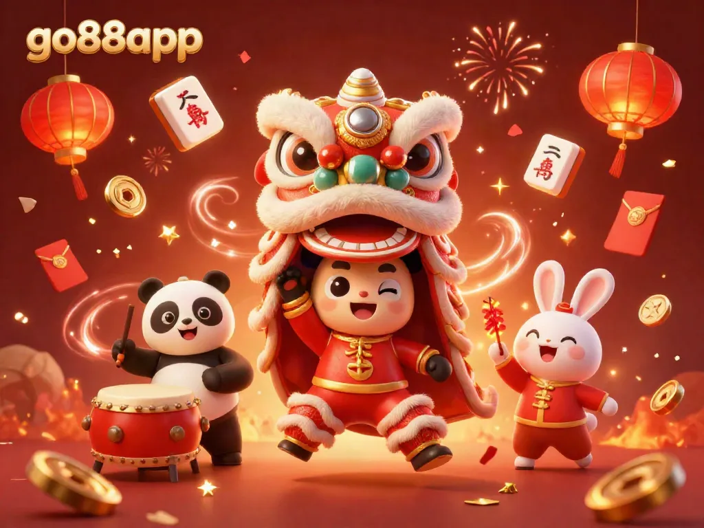 Experience the thrill at go88app with a vibrant festival scene showcasing excitement and fortune.