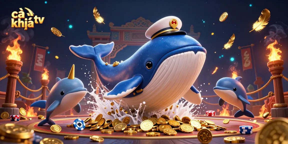 Cà khịa tv showcases a dynamic scene with vibrant casino elements and cartoon characters engaging in gambling fun.